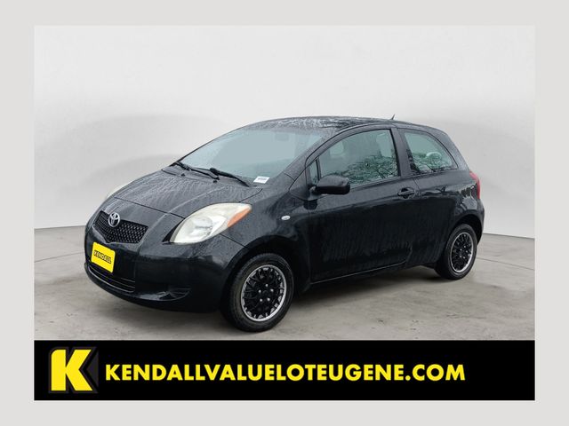 Black Sand Pearl 2008 Toyota Yaris 4-Speed Automatic
