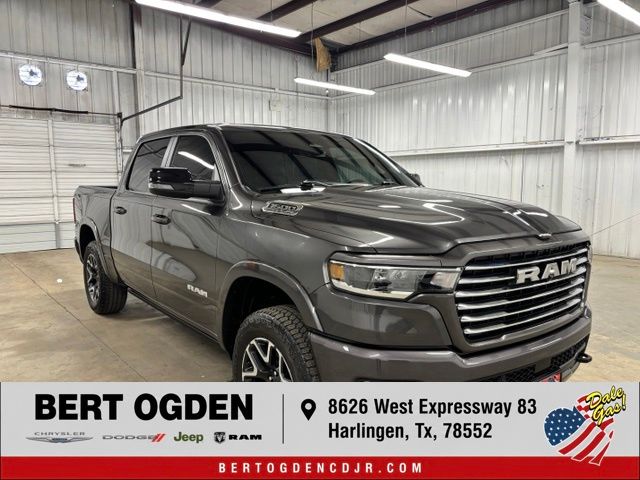Crystal Metallic 2025 RAM 1500 Pickup Truck Four-Wheel Drive 8-Speed Automatic