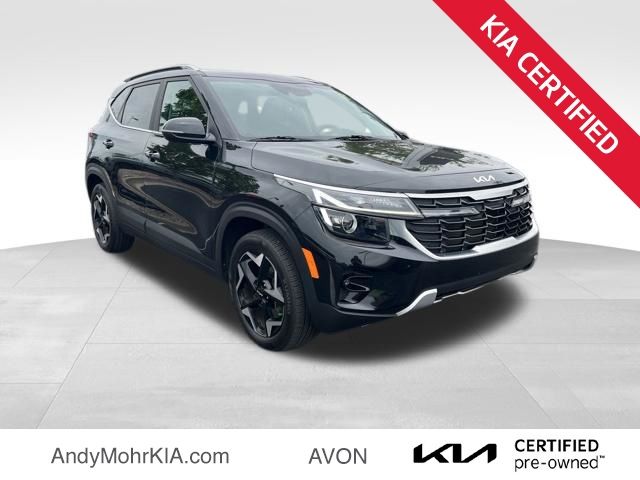 Black 2024 Kia Seltos SUV / Crossover All-Wheel Drive Continuously Variable Transmission