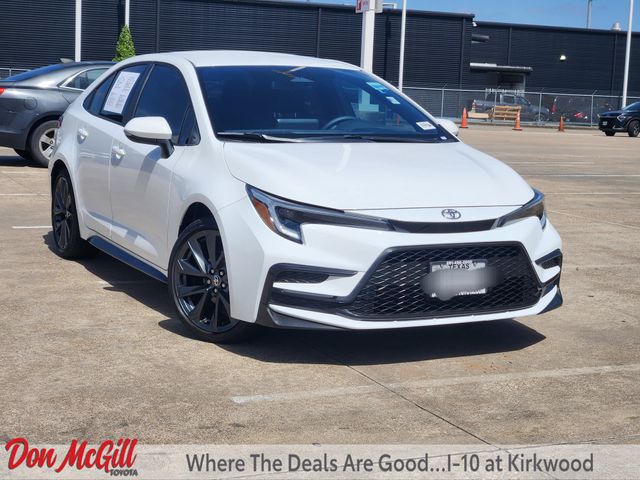 Ice 2025 Toyota Corolla Sedan Front-Wheel Drive Continuously Variable Transmission