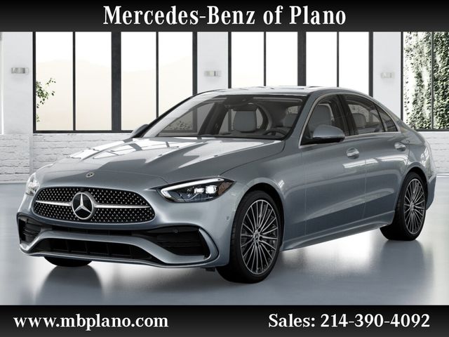 Cirrus Silver Metallic 2026 Mercedes-Benz C-Class Sedan All-Wheel Drive 9-Speed Automatic