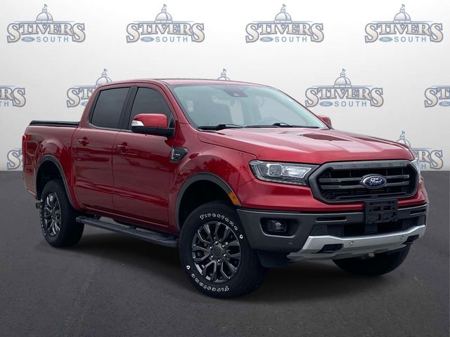 Red Metallic 2021 Ford Ranger Pickup Truck Four-Wheel Drive Automatic