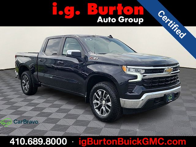 Ash 2022 Chevrolet Silverado 1500 LT Crew Cab 4WD Pickup Truck Four-Wheel Drive Automatic