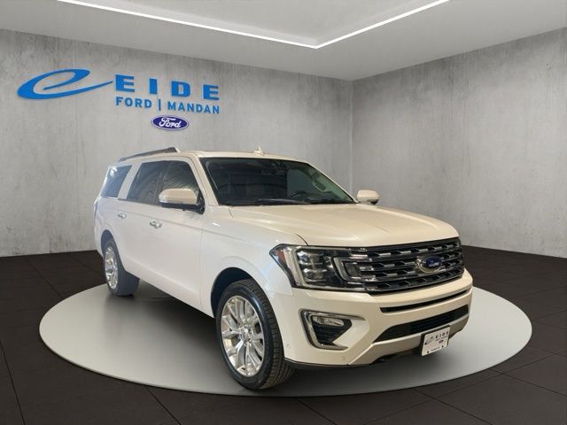 White Platinum Clearcoat Metallic 2018 Ford Expedition SUV / Crossover Four-Wheel Drive Automatic