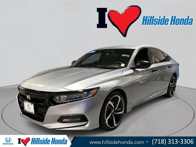 Lunar Silver Metallic 2019 Honda Accord Sedan Front-Wheel Drive Continuously Variable Transmission