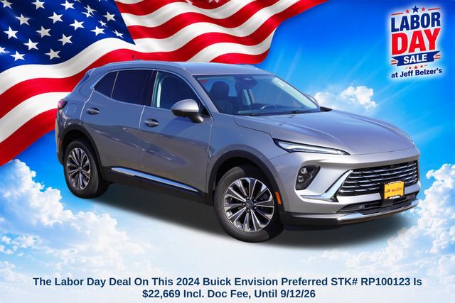 Moonstone Gray Metallic 2024 Buick Envision SUV / Crossover All-Wheel Drive 9-Speed Automatic