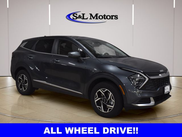 Gravity Gray 2025 Kia Sportage SUV / Crossover All-Wheel Drive 8-Speed Automatic