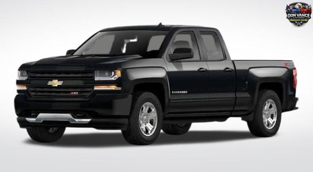 Black 2018 Chevrolet Silverado 1500 Pickup Truck Four-Wheel Drive 6-Speed Automatic Overdrive