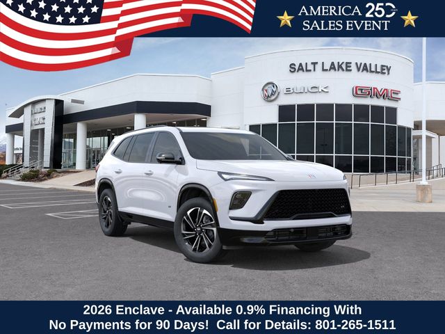 Summit White 2026 Buick Enclave SUV / Crossover Four-Wheel Drive 8-Speed Automatic