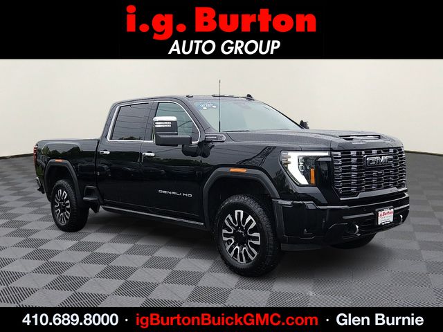 Onyx Black 2025 GMC Sierra 2500HD Denali Ultimate Crew Cab 4WD Pickup Truck Four-Wheel Drive Automatic