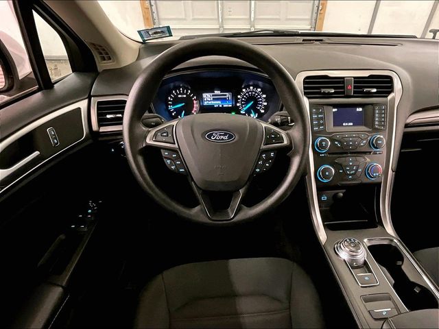 2018 Ford Fusion SE White at Klick Lewis Buick Chevrolet