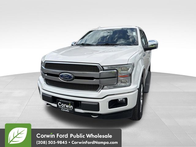 White 2018 Ford F-150 Pickup Truck Four-Wheel Drive Automatic
