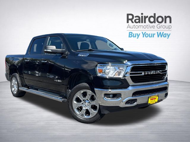 Black Forest Green Pearlcoat 2019 RAM 1500 Big Horn Crew Cab 4WD Pickup Truck Four-Wheel Drive 8-Speed Automatic
