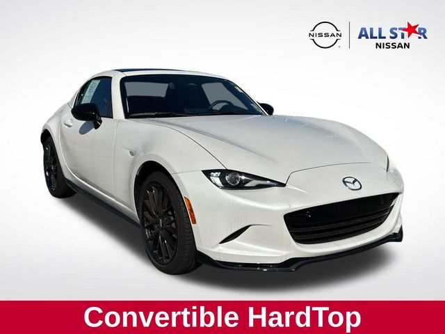 Snowflake White Pearl Mica 2025 Mazda MX-5 Miata Convertible Rear-Wheel Drive 6-Speed Manual