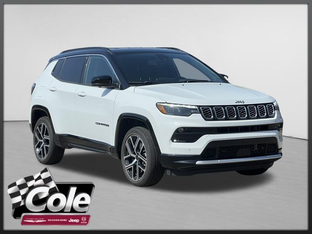 Bright White Clearcoat 2025 Jeep Compass SUV / Crossover Four-Wheel Drive 8-Speed Automatic