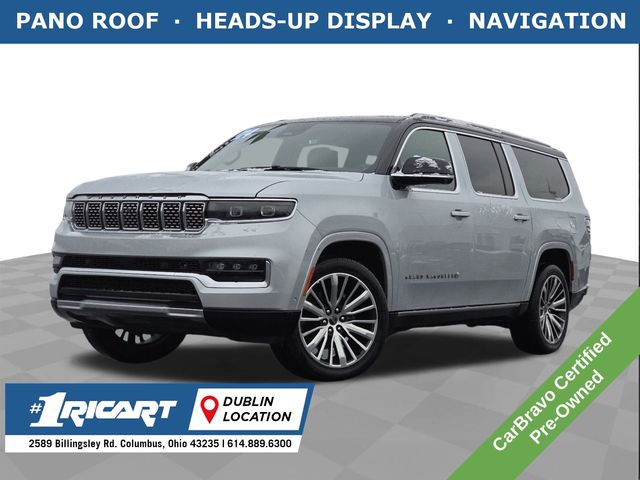 Silver Zynith 2024 Jeep Grand Wagoneer L Series III 4WD SUV / Crossover Four-Wheel Drive 8-Speed Automatic