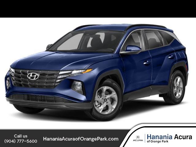 Intense Blue 2023 Hyundai Tucson SUV / Crossover All-Wheel Drive 8-Speed Automatic
