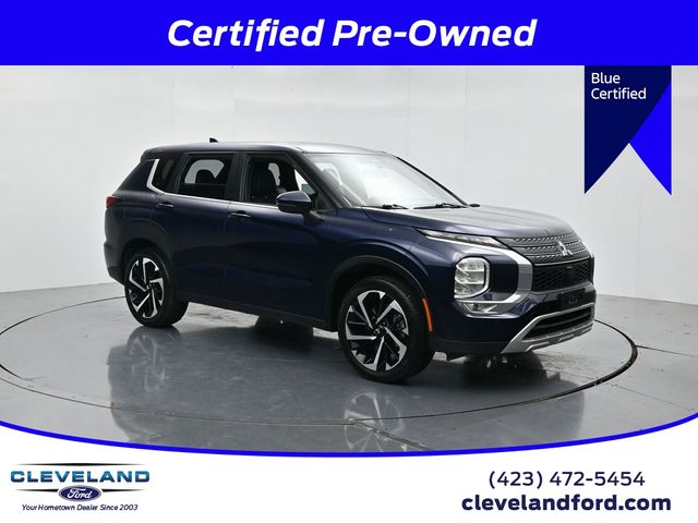 Cosmic Blue Metallic 2023 Mitsubishi Outlander SUV / Crossover Front-Wheel Drive Continuously Variable Transmission