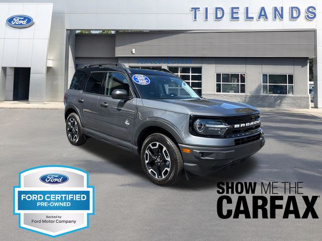 Gray Metallic 2024 Ford Bronco Sport Outer Banks AWD SUV / Crossover All-Wheel Drive 8-Speed Automatic