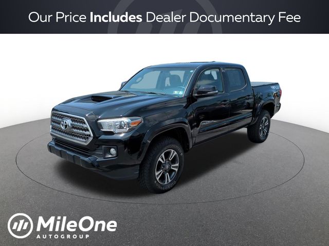 Black 2016 Toyota Tacoma Pickup Truck Four-Wheel Drive 6-Speed Automatic