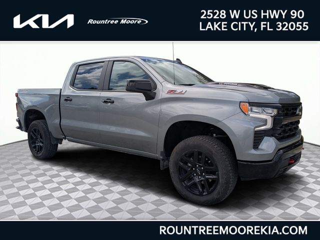 Sterling Gray Metallic 2025 Chevrolet Silverado 1500 Pickup Truck Four-Wheel Drive Automatic