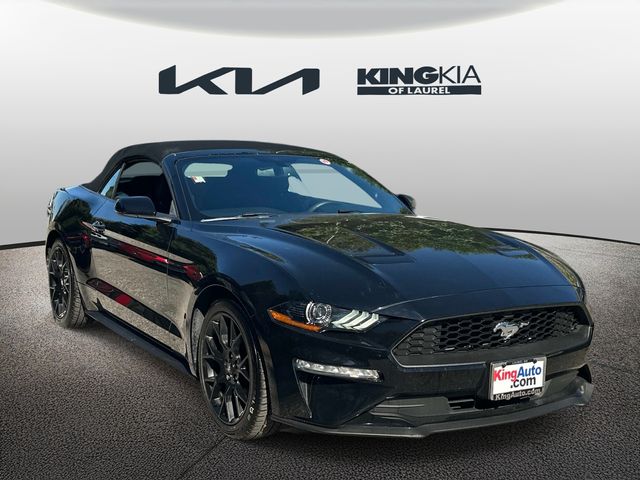 Shadow Black 2018 Ford Mustang Convertible Rear-Wheel Drive 6-Speed Manual
