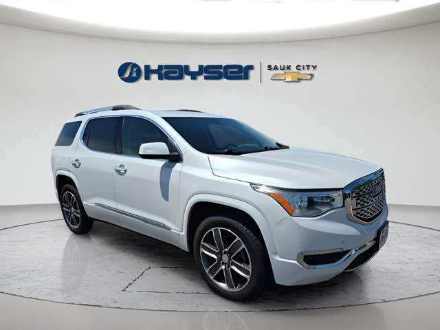 White Frost Tricoat 2019 GMC Acadia SUV / Crossover Four-Wheel Drive 6-Speed Automatic