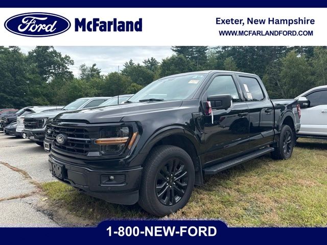 Black 2024 Ford F-150 Pickup Truck Four-Wheel Drive Automatic