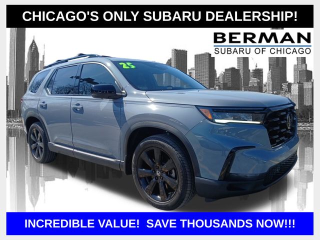 Sonic Gray Pearl 2025 Honda Pilot Black Edition AWD SUV / Crossover All-Wheel Drive Automatic