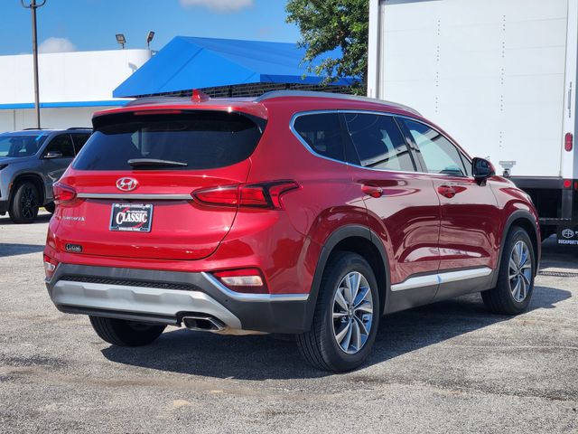 2019 Hyundai Santa Fe SEL Plus Red at DeMontrond Gulf Freeway
