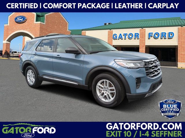 Vapor Blue 2025 Ford Explorer SUV / Crossover Rear-Wheel Drive Automatic