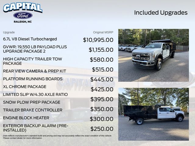New 2026 White Ford 12FT DUMP/CURBSIDE DOOR image 3