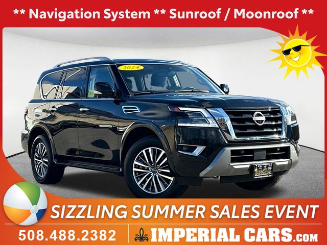 Super Black 2024 Nissan Armada SUV / Crossover Four-Wheel Drive 7-Speed Automatic