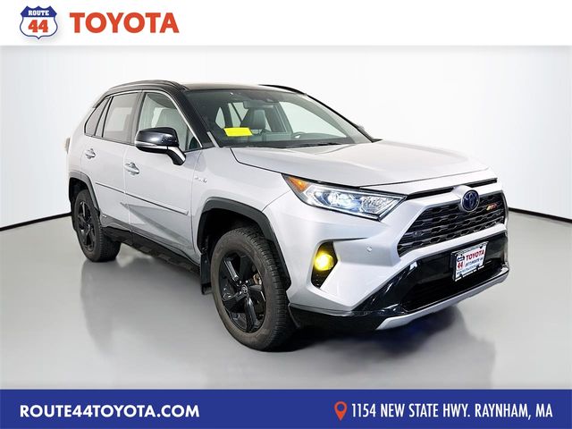 Silver Sky Metallic 2021 Toyota RAV4 Hybrid XSE AWD SUV / Crossover All-Wheel Drive Continuously Variable Transmission