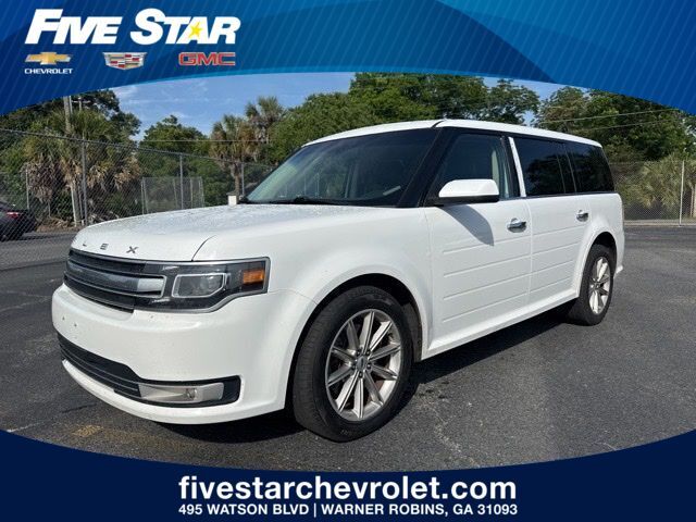 White 2019 Ford Flex Limited AWD SUV / Crossover All-Wheel Drive 6-Speed Automatic