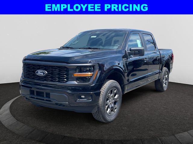 Black 2026 Ford F-150 STX SuperCrew 4WD Pickup Truck Four-Wheel Drive Automatic