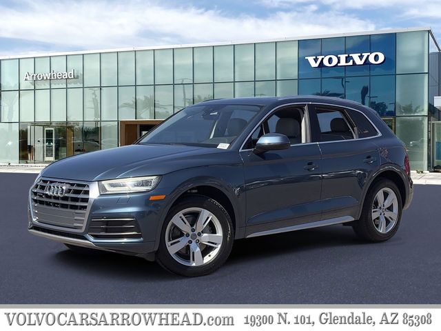 Blue Metallic 2018 Audi Q5 SUV / Crossover All-Wheel Drive 7-Speed Automatic
