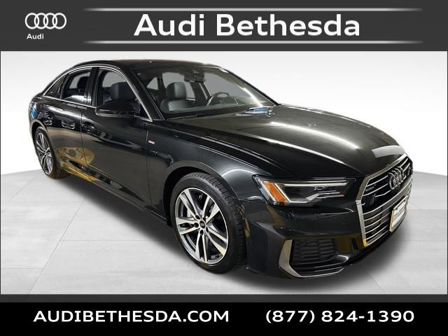 Gray 2021 Audi A6 Sedan All-Wheel Drive 7-Speed Automatic