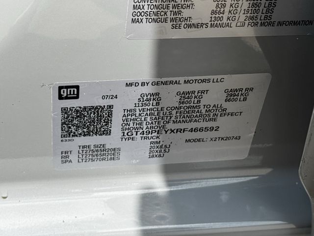 2024 GMC Sierra 2500HD AT4 Gray at DeMontrond Automotive Group