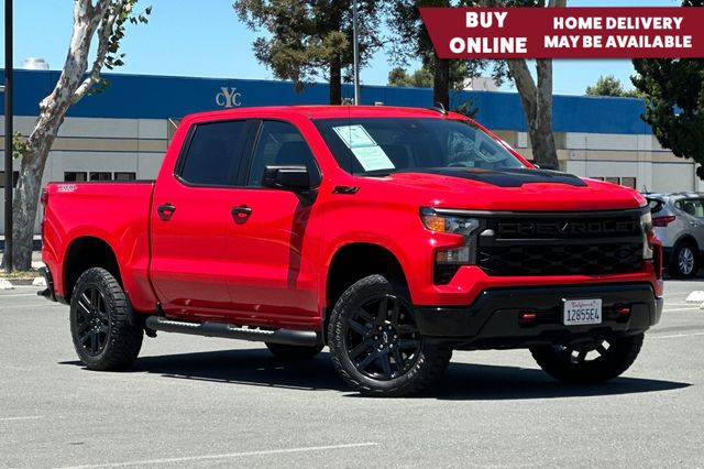Red Hot 2025 Chevrolet Silverado 1500 Pickup Truck Four-Wheel Drive Automatic