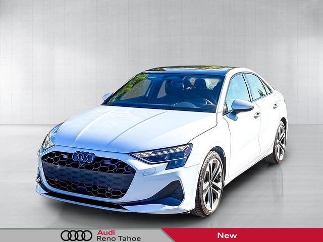 Glacier White Metallic 2026 Audi A3 Sedan All-Wheel Drive 7-Speed Automatic