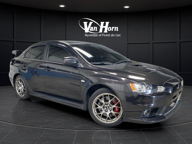Black 2013 Mitsubishi Lancer Evolution Sedan All-Wheel Drive 6-Speed Automatic