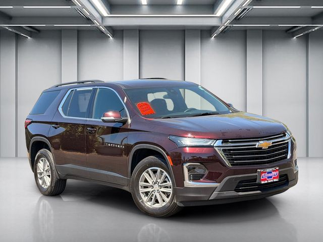 Black Cherry Metallic 2023 Chevrolet Traverse LT Cloth FWD SUV / Crossover Front-Wheel Drive 9-Speed Automatic