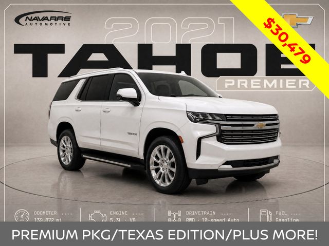 Pearl 2021 Chevrolet Tahoe SUV / Crossover 4X2