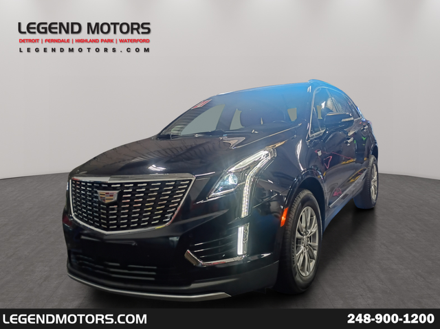 Dark Moon Blue Metallic 2021 Cadillac XT5 Premium Luxury AWD SUV / Crossover Four-Wheel Drive 9-Speed Automatic