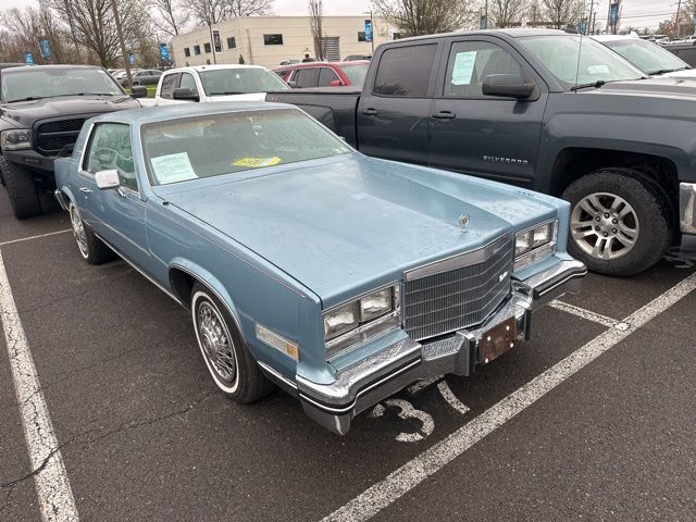 Blue 1985 Cadillac Eldorado Coupe FWD Coupe Front-Wheel Drive 4-Speed Automatic