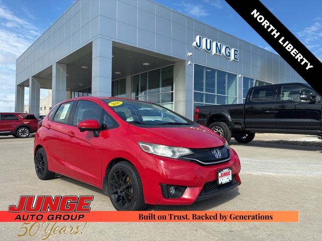 Red 2016 Honda Fit EX Hatchback Front-Wheel Drive Continuously Variable Transmission