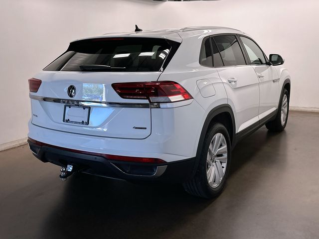 2023 Volkswagen Atlas Cross Sport 3.6L V6 SE w/Technology White at Sutliff Volkswagen