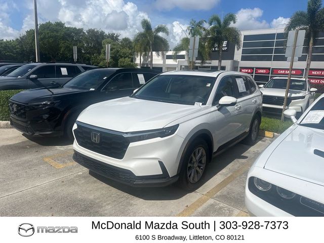 Platinum White Pearl 2023 Honda CR-V SUV / Crossover All-Wheel Drive Continuously Variable Transmission