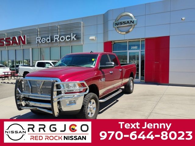 Deep Cherry Red Crystal Pearlcoat 2014 RAM 3500 Big Horn Crew Cab LB 4WD Pickup Truck Four-Wheel Drive 6-Speed Manual